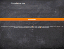 Tablet Screenshot of chictechnique.com